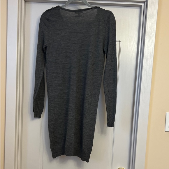 Massimo Dutti Wool Cashmere  Grey Long Sleeve Knit Dress - Picture 2 of 3